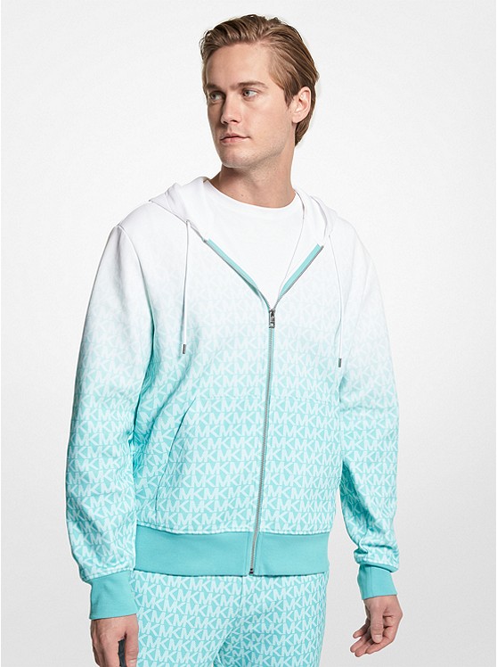 Michael Kors Ombré Hoodie Herren Türkis | Österreich-8493758