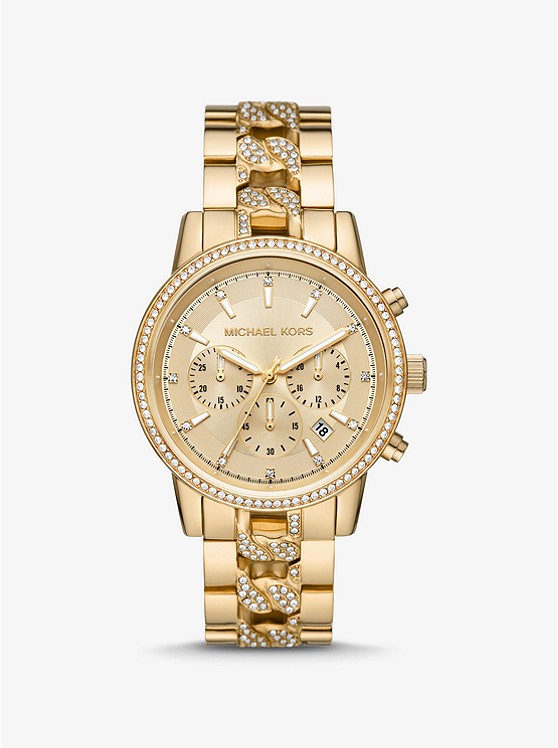 Michael Kors Oversized Uhren Damen Gold | Österreich-8704891