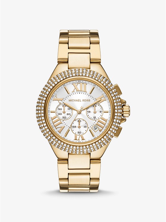 Michael Kors Oversized Uhren Damen Gold | Österreich-9387081