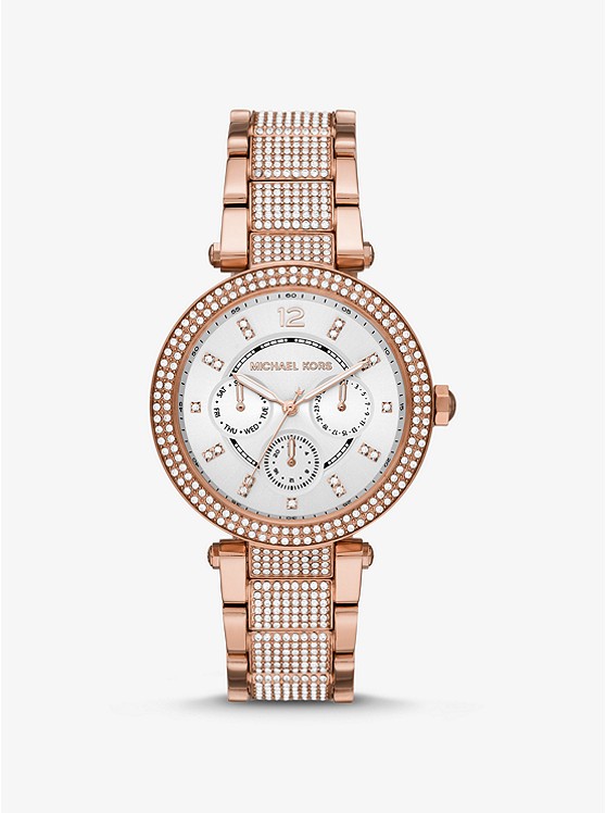 Michael Kors Oversized Uhren Damen Rosa Gold | Österreich-0418387