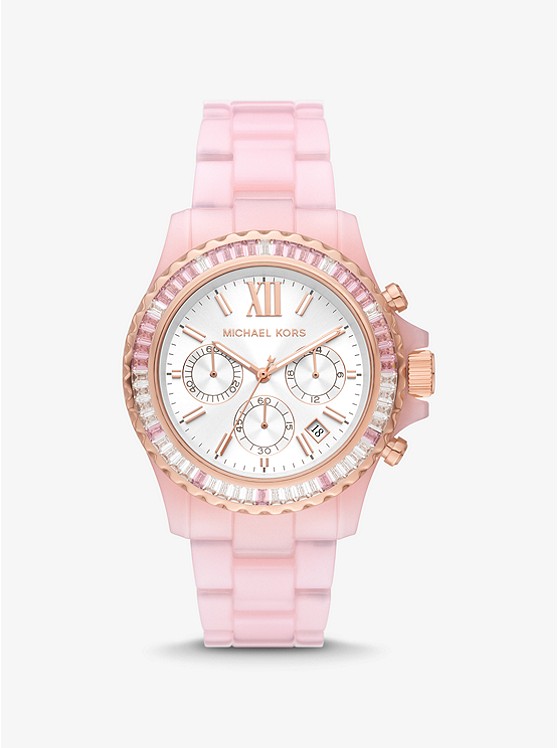Michael Kors Oversized Uhren Damen Rosa | Österreich-4178053