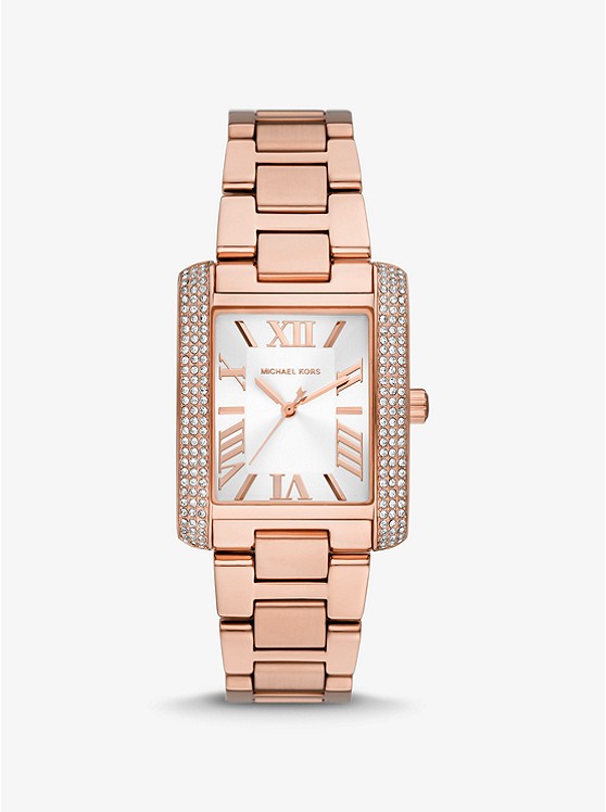 Michael Kors Oversized Uhren Damen Rosa Gold | Österreich-4187950