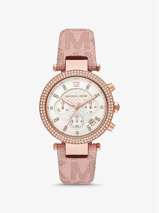 Michael Kors Oversized Uhren Damen Rosa | Österreich-4307957