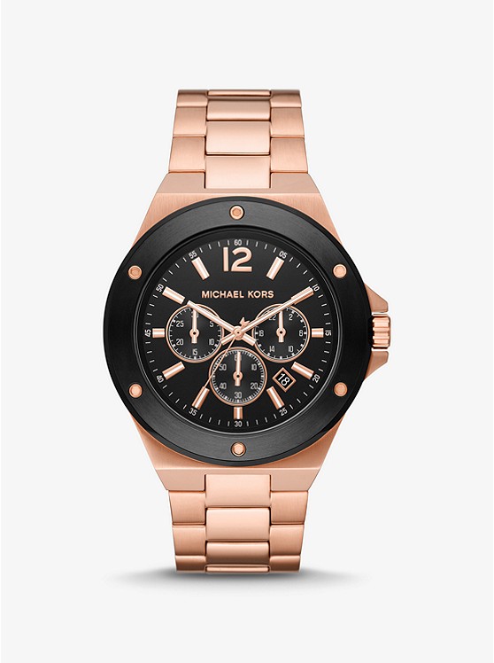 Michael Kors Oversized Uhren Damen Rosa Gold | Österreich-7941805