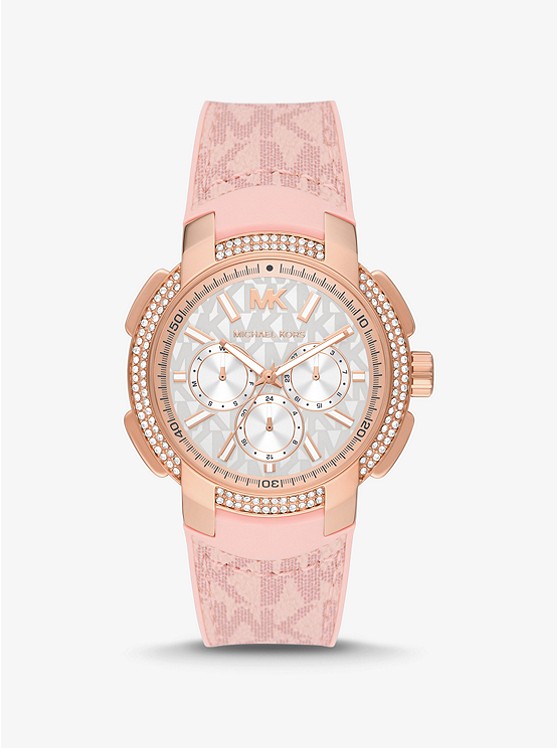Michael Kors Oversized Uhren Damen Rosa | Österreich-9387170