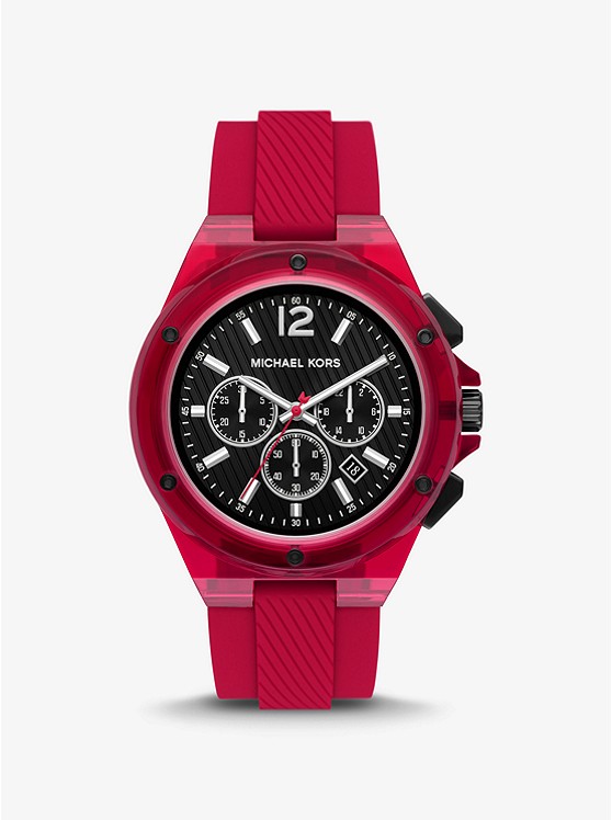 Michael Kors Oversized Uhren Damen Rot | Österreich-9887304