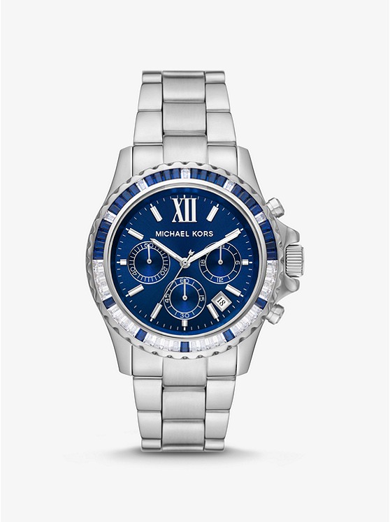Michael Kors Oversized Uhren Damen Silber | Österreich-7418085