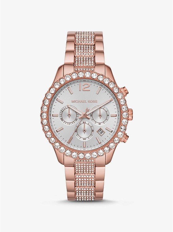 Michael Kors Oversized Uhren Damen Silber Gold | Österreich-8174538
