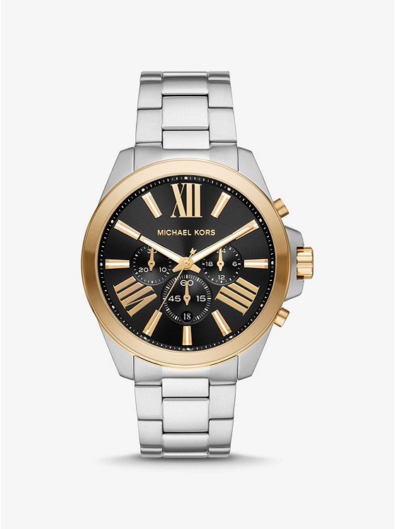 Michael Kors Oversized Uhren Damen Silber Gold | Österreich-9108437