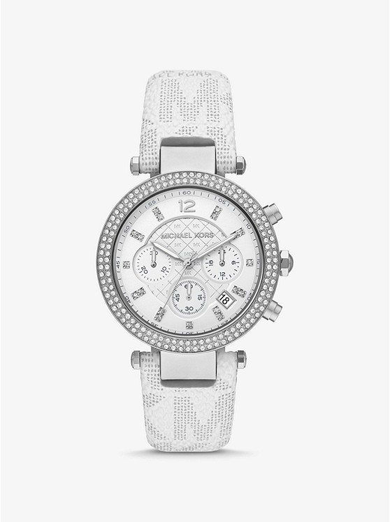 Michael Kors Oversized Uhren Damen Weiß | Österreich-0589374