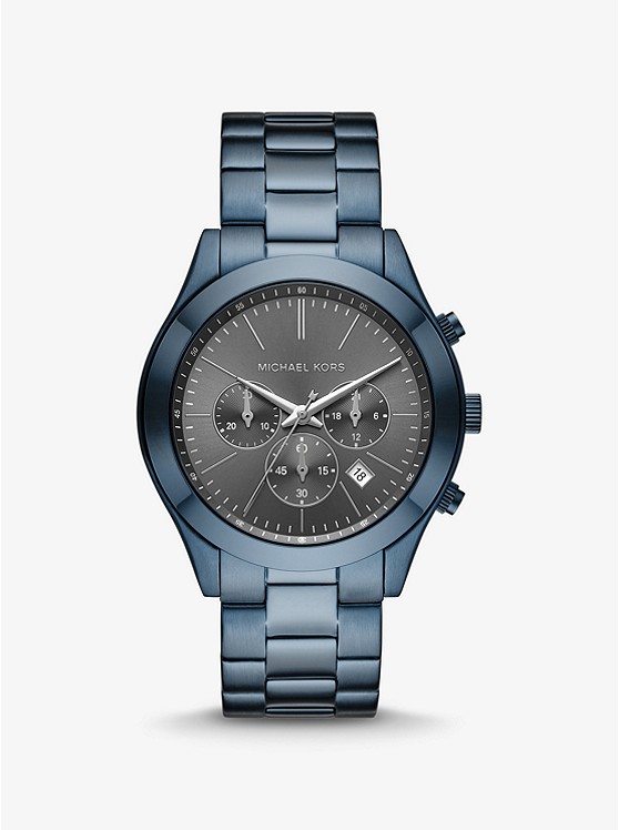 Michael Kors Oversized Uhren Herren Navy | Österreich-0379485