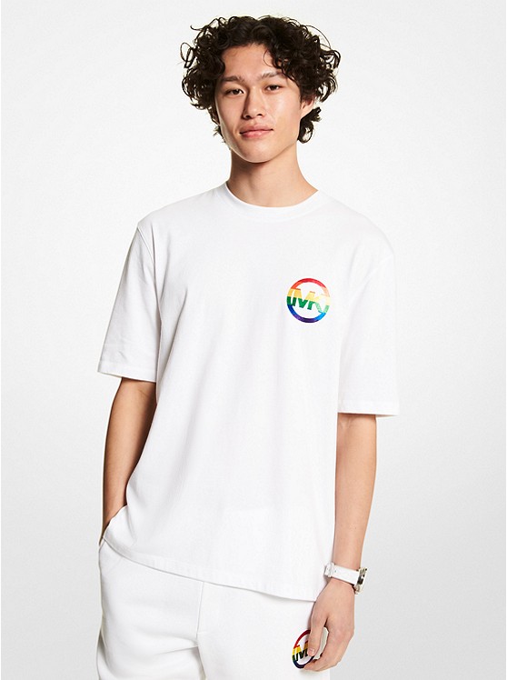 Michael Kors PRIDE T-shirts Herren Weiß | Österreich-5817809