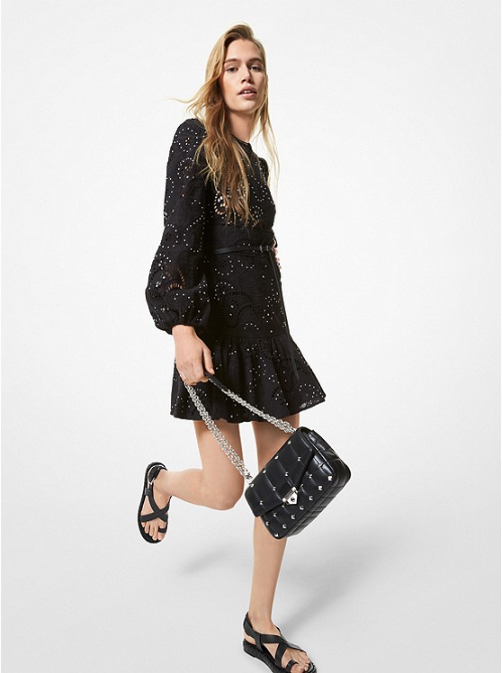 Michael Kors Paisley Kleider Damen Schwarz | Österreich-8047987