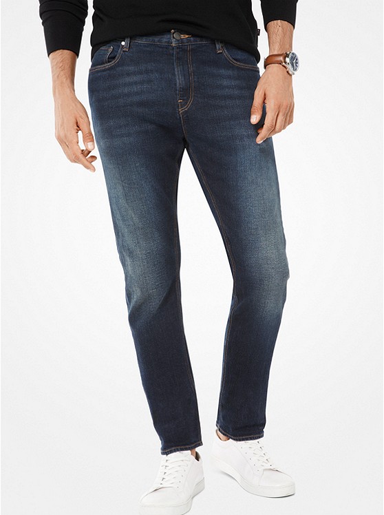 Michael Kors Parker Slim-Fit Jeans Herren Blau | Österreich-7547108