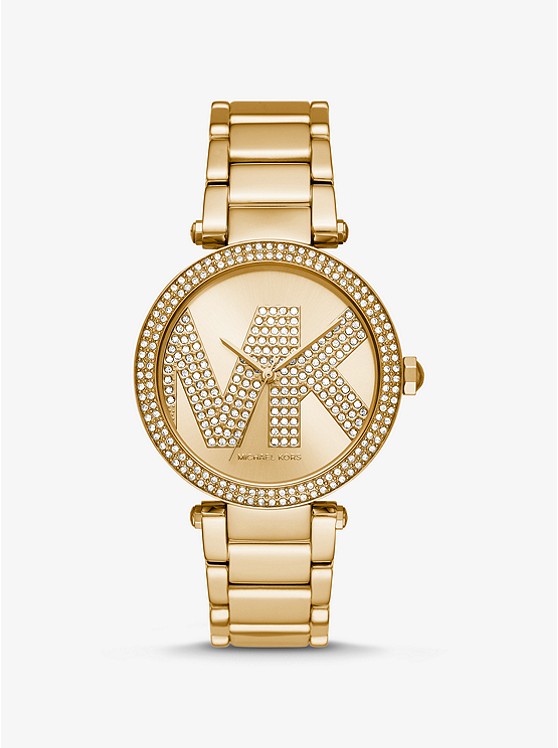 Michael Kors Pavé Uhren Damen Gold | Österreich-8091573