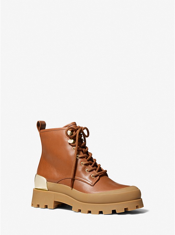 Michael Kors Payton Kampfstiefel Damen Braun | Österreich-7705849