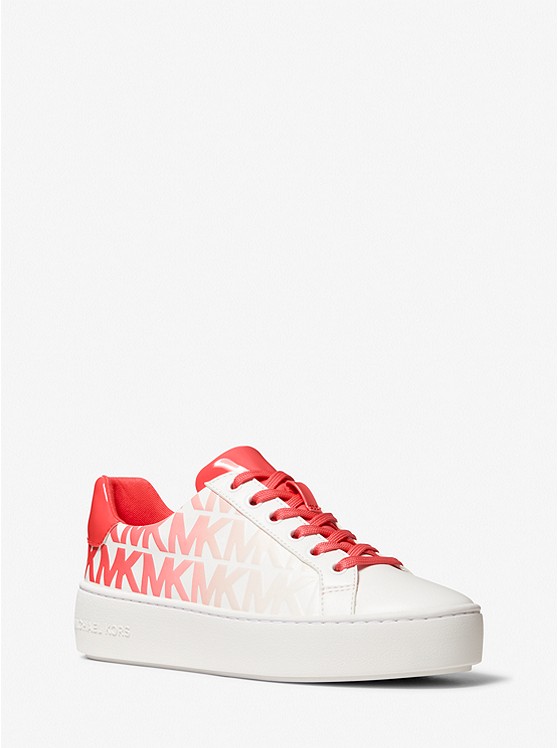 Michael Kors Poppy Sneakers Damen Koralle | Österreich-8307974