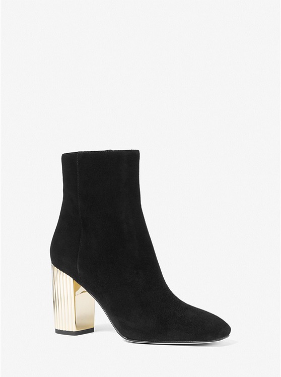 Michael Kors Porter Stiefeletten Damen Schwarz | Österreich-4877089
