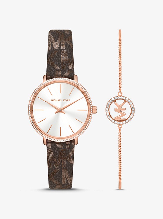 Michael Kors Pyper Uhren Damen Braun | Österreich-4817573