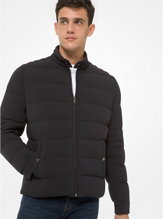 Michael Kors Quilted Daunenjacken Herren Schwarz | Österreich-0591783