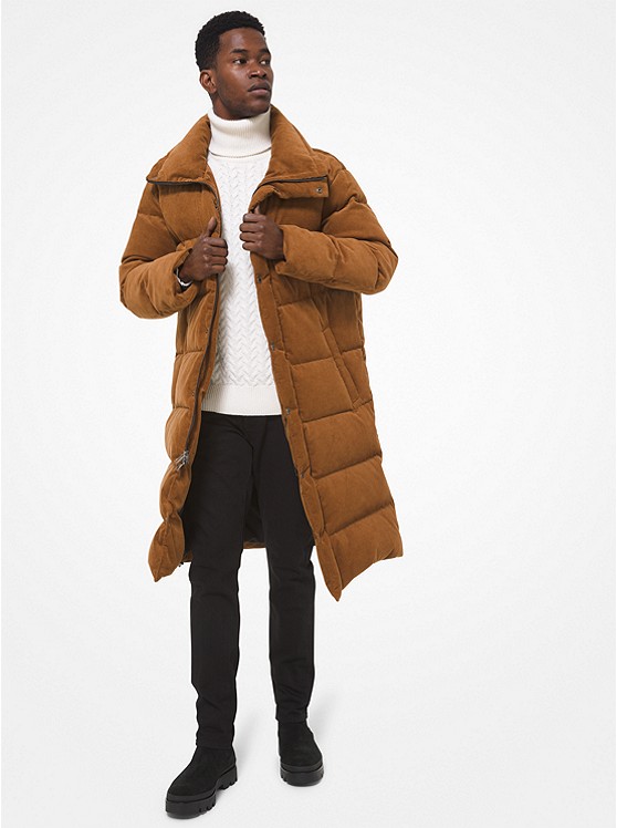 Michael Kors Quilted Daunenmäntel Herren Braun | Österreich-3875498
