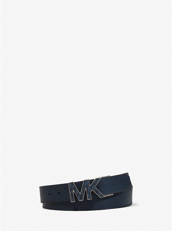 Michael Kors Reversible Gürtel Herren Navy | Österreich-5883973