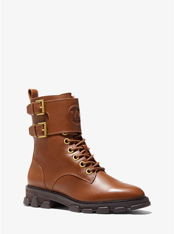 Michael Kors Ridley Kampfstiefel Damen Braun | Österreich-8750143