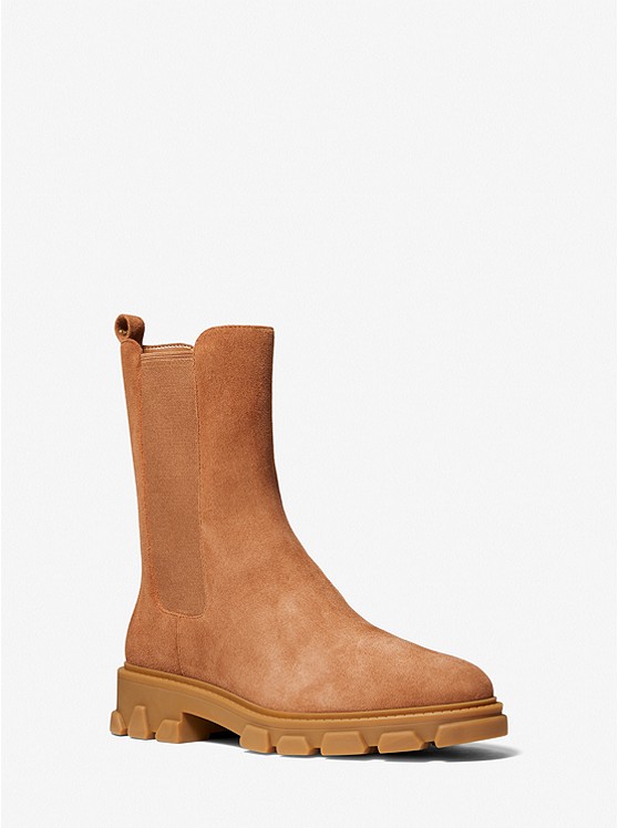 Michael Kors Ridley Wildlederstiefel Damen Braun | Österreich-7150987