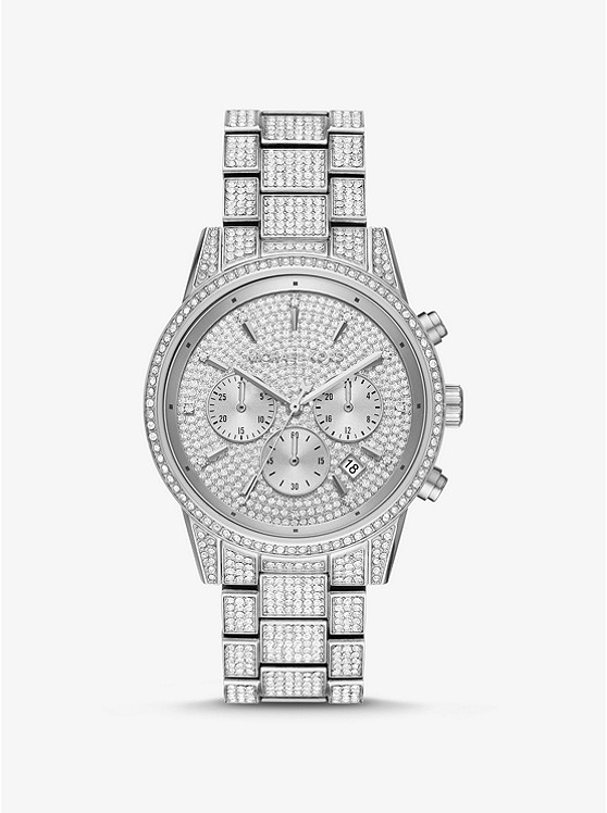 Michael Kors Ritz Uhren Damen Silber | Österreich-3087458