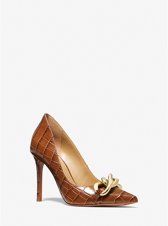 Michael Kors Scarlett Pumps Damen Braun | Österreich-8539841
