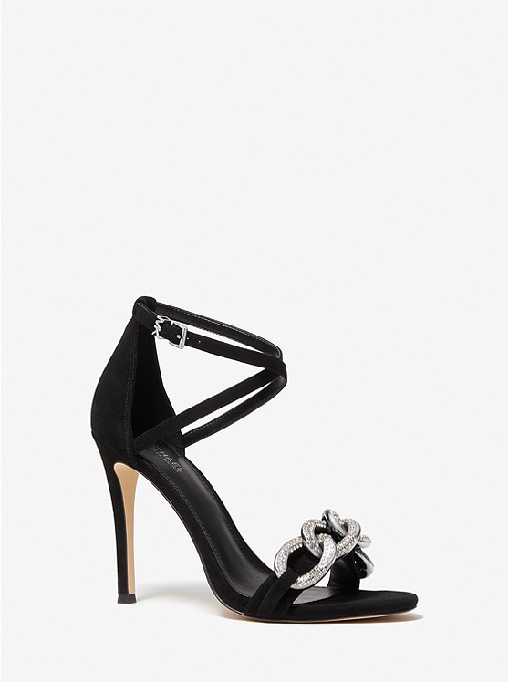 Michael Kors Scarlett Sandalen Damen Schwarz | Österreich-0839471