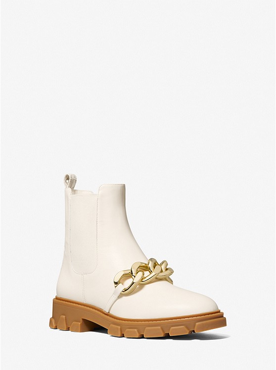 Michael Kors Scarlett Stiefeletten Damen Weiß | Österreich-1570837