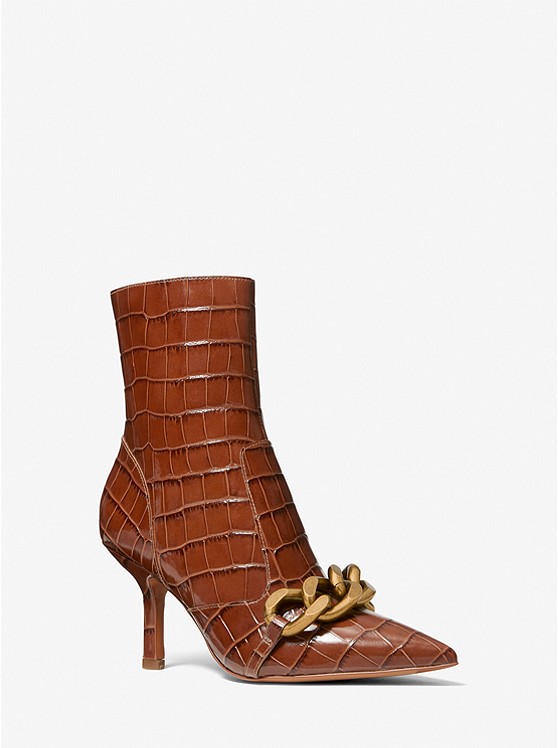 Michael Kors Scarlett Stiefeletten Damen Braun | Österreich-8387109