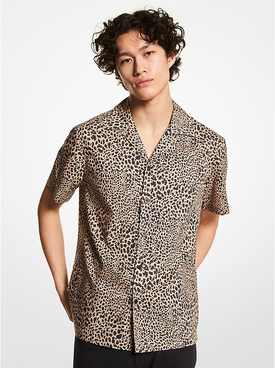 Michael Kors Slim-Fit Hemd Herren Khaki | Österreich-9743758