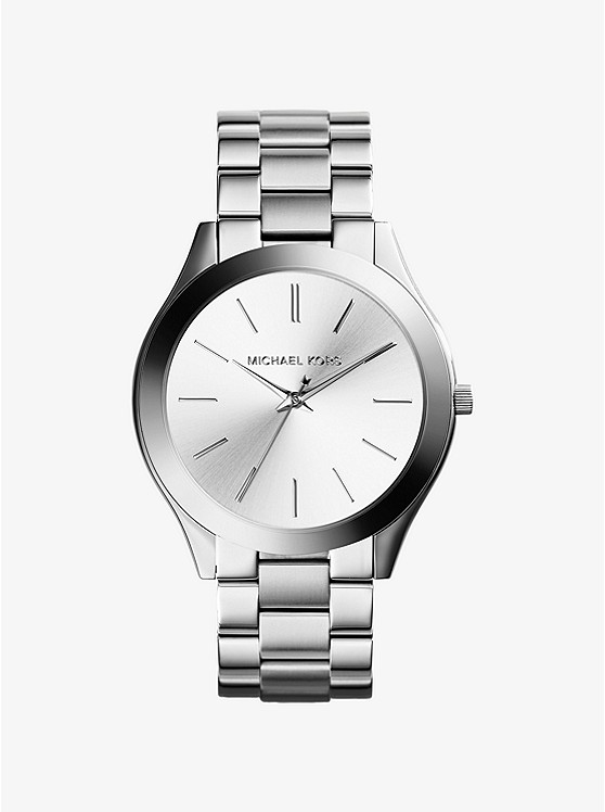 Michael Kors Slim Runway Uhren Damen Silber | Österreich-4903885