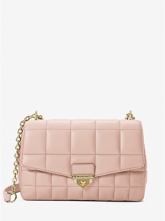 Michael Kors SoHo Schultertaschen Damen Weiß | Österreich-0749788