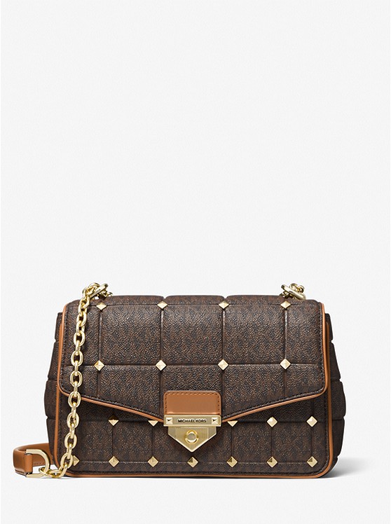 Michael Kors SoHo Schultertaschen Damen Braun | Österreich-1435087