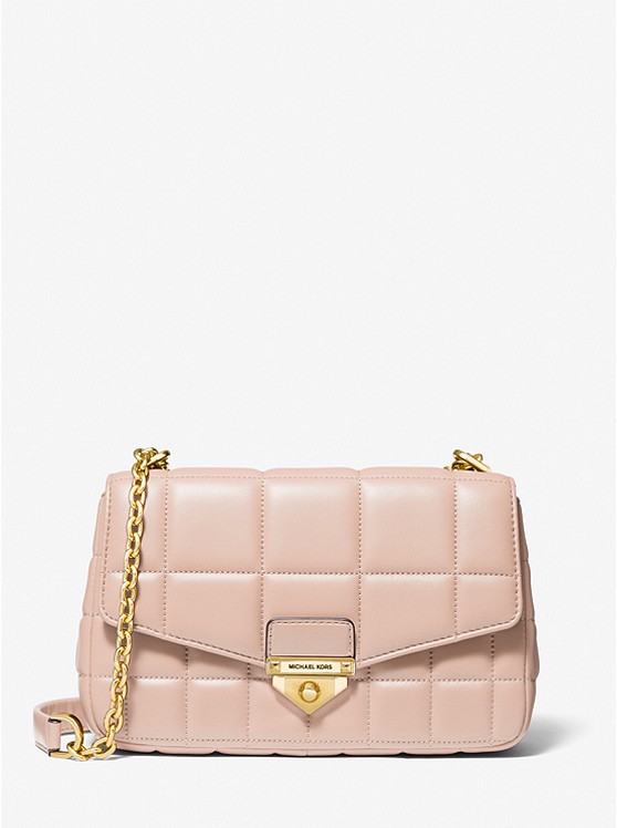 Michael Kors SoHo Schultertaschen Damen Weiß | Österreich-4879017