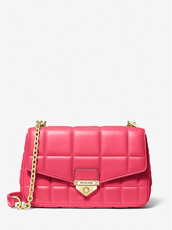 Michael Kors SoHo Schultertaschen Damen Rot | Österreich-5734879
