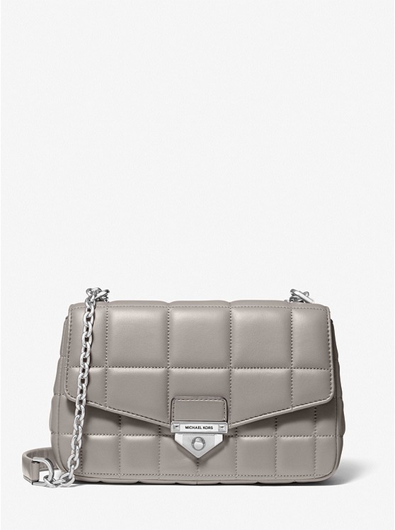 Michael Kors SoHo Schultertaschen Damen Dunkelgrau | Österreich-8835701