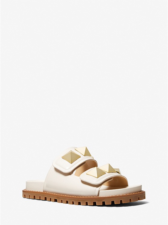 Michael Kors Stark Badelatschen Damen Weiß | Österreich-8395787