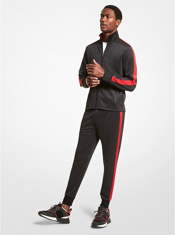 Michael Kors Striped Jogginghose Herren Schwarz | Österreich-9538174