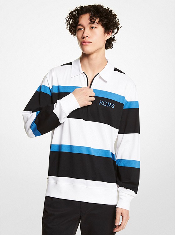Michael Kors Striped Pullover Herren Blau | Österreich-0317587