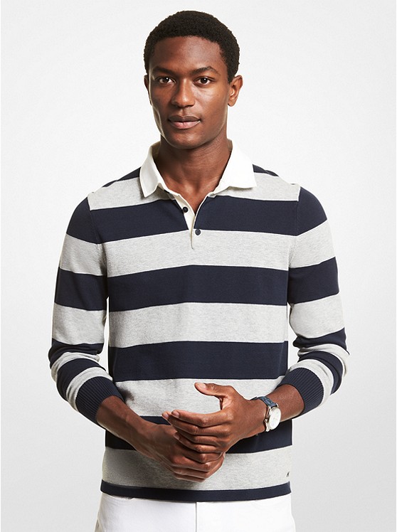 Michael Kors Striped Pullover Herren Navy | Österreich-4950718