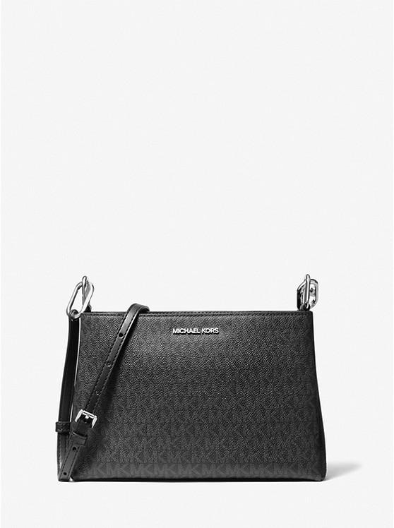 Michael Kors Trisha crossbody taschen Damen Schwarz | Österreich-7807834