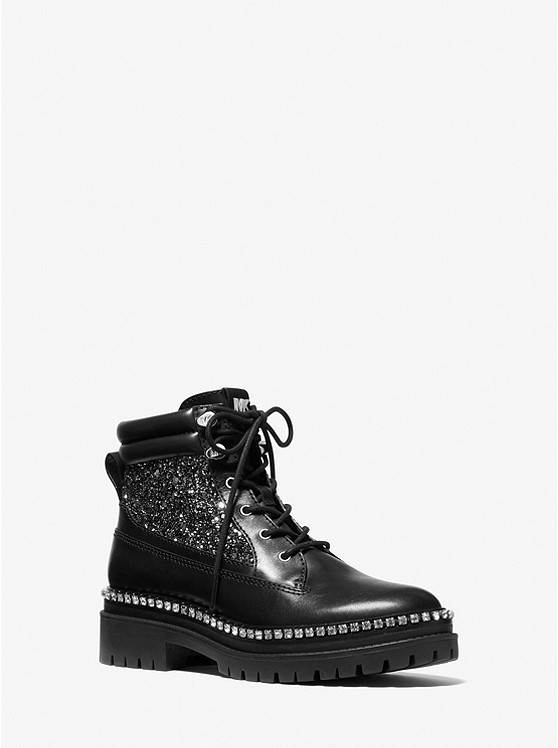 Michael Kors Turner Stiefeletten Damen Schwarz | Österreich-7138894