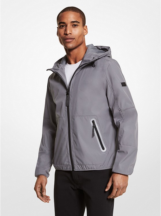 Michael Kors Vegas Hooded Herren Grau | Österreich-4150739