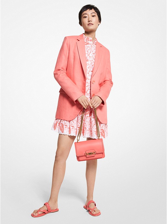Michael Kors Washed Blazer Damen Koralle | Österreich-8197350