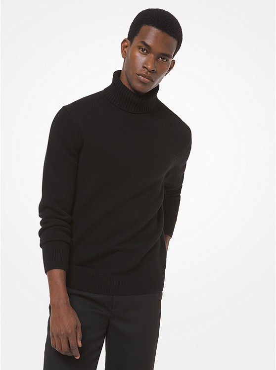 Michael Kors Wool Pullover Herren Schwarz | Österreich-7895731