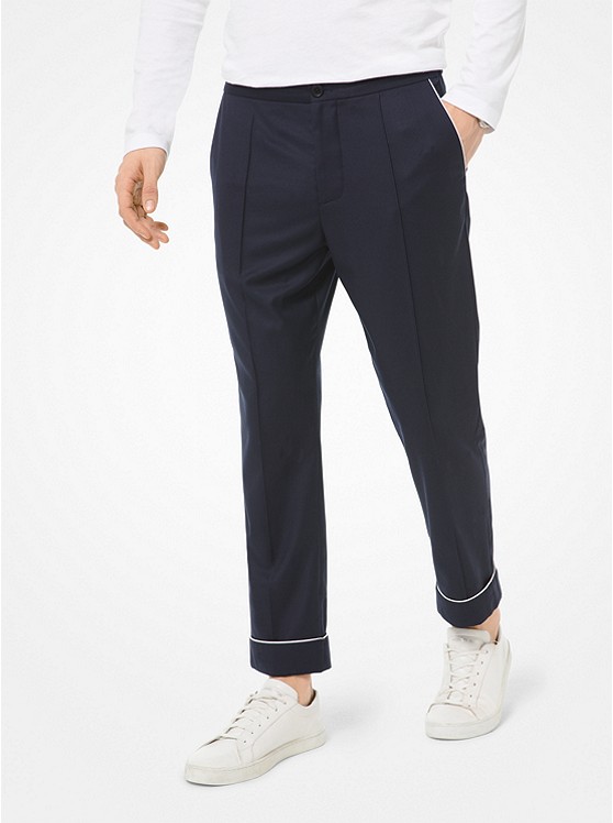 Michael Kors Woven Pajama Herren Navy | Österreich-3180879